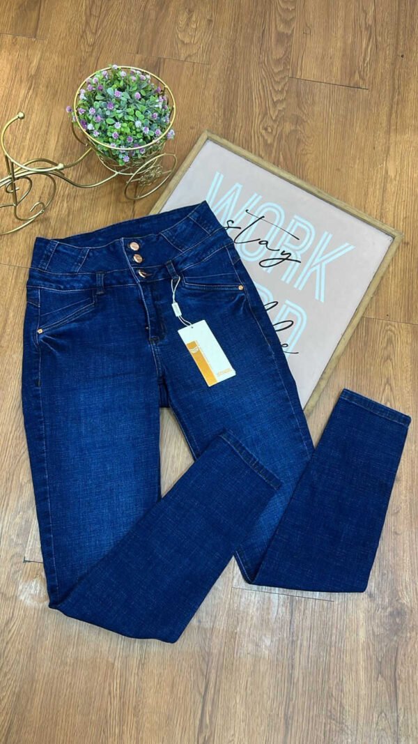 Jean Colombiano Éclipse - Skinny Azul Oscuro