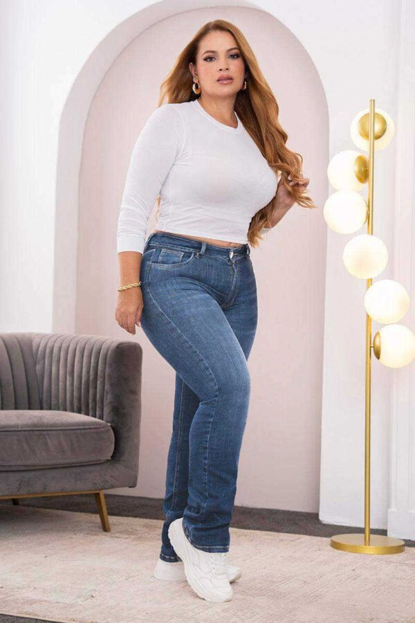 Jean Flex Élite – Bota Recta Talla Única