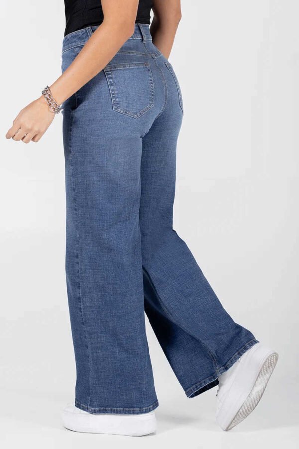 Jean Azure Essence – Wide Leg Azul Medio
