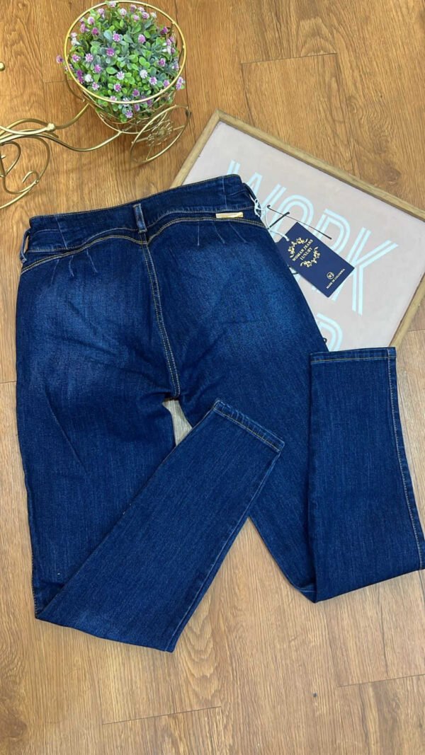 Jean Colombiano Silhouette - Skinny Azul Oscuro