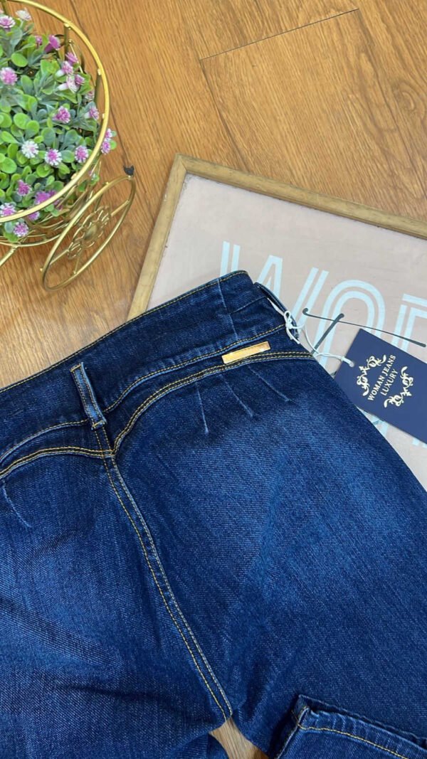 Jean Colombiano Silhouette - Skinny Azul Oscuro