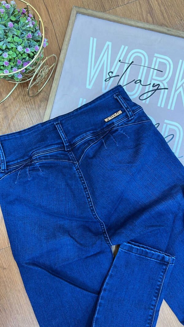 Jean Colombiano Silhouette - Skinny Azul Oscuro