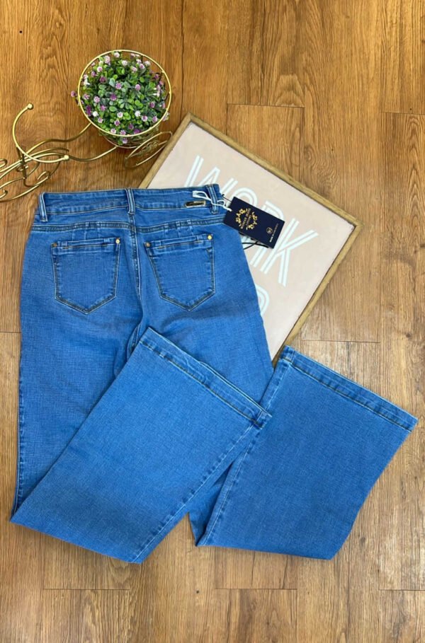 Jean Colombiano Riviera - Flare Azul Claro