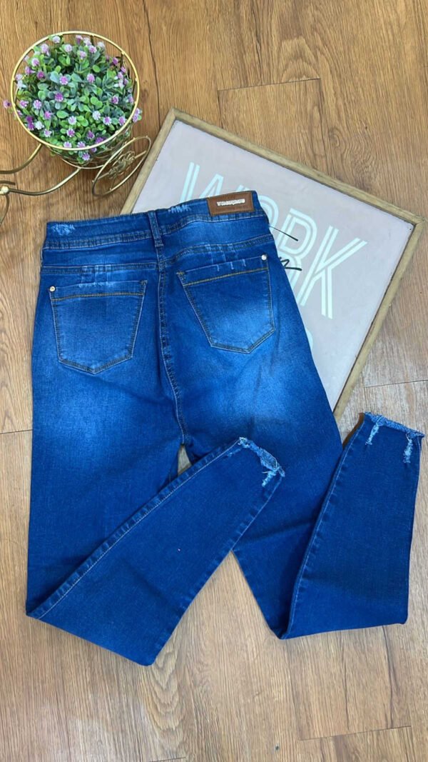 Jean Colombiano Sculpt - Skinny Azul Medio