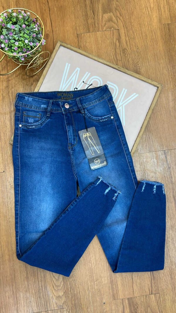 Jean Colombiano Sculpt - Skinny Azul Medio