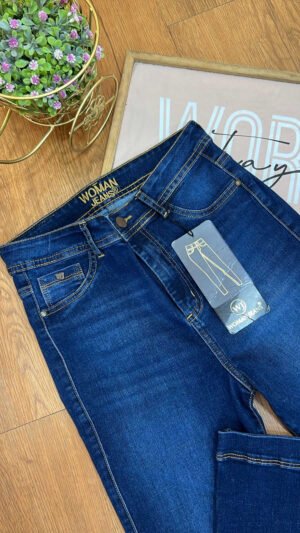 Jean Colombiano Eclipse - Flare Azul Oscuro