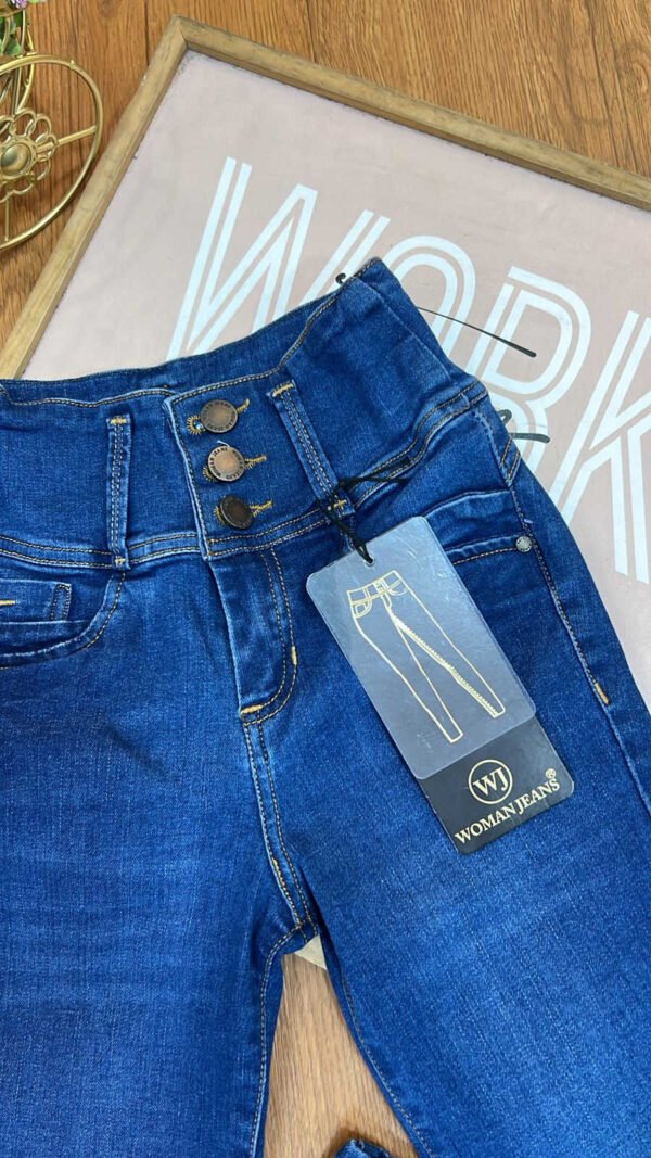 Jean Colombiano Sculpt - Skinny Azul Medio