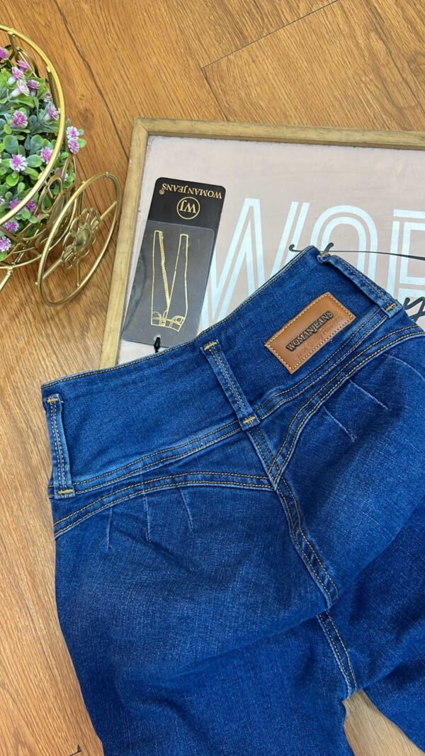 Jean Colombiano Sculpt - Skinny Azul Medio