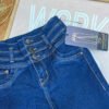 Jean Colombiano Contour - Flare Azul Oscuro