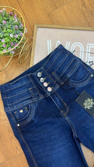 Jean Colombiano Sculpt - Skinny Azul Oscuro
