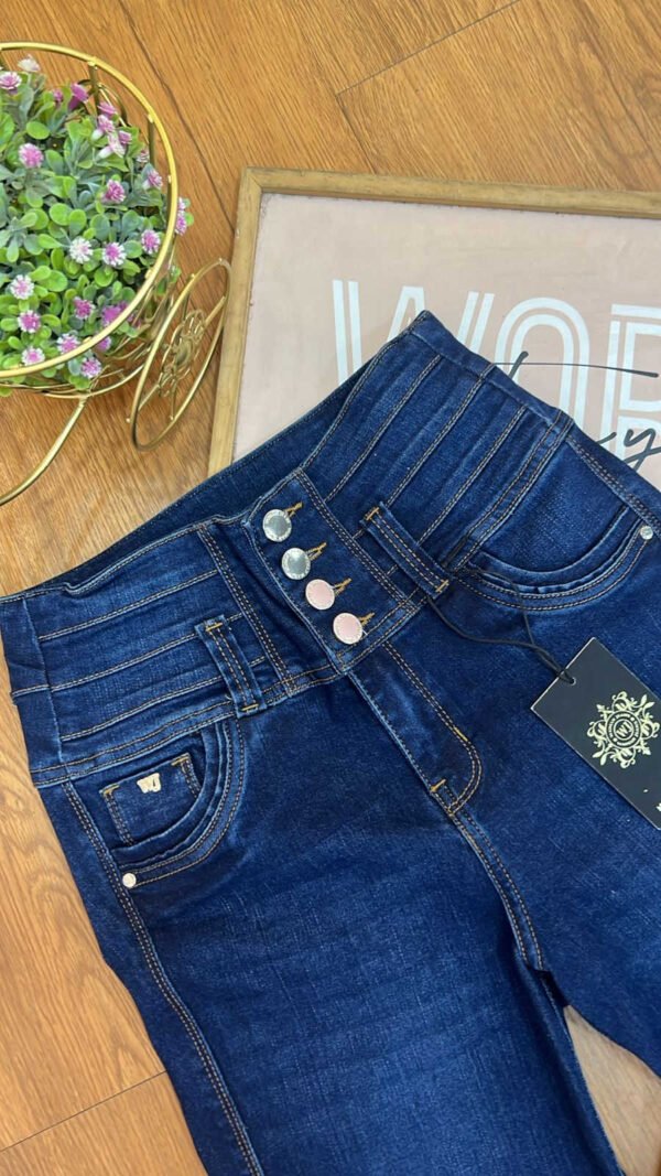 Jean Colombiano Sculpt - Skinny Azul Oscuro