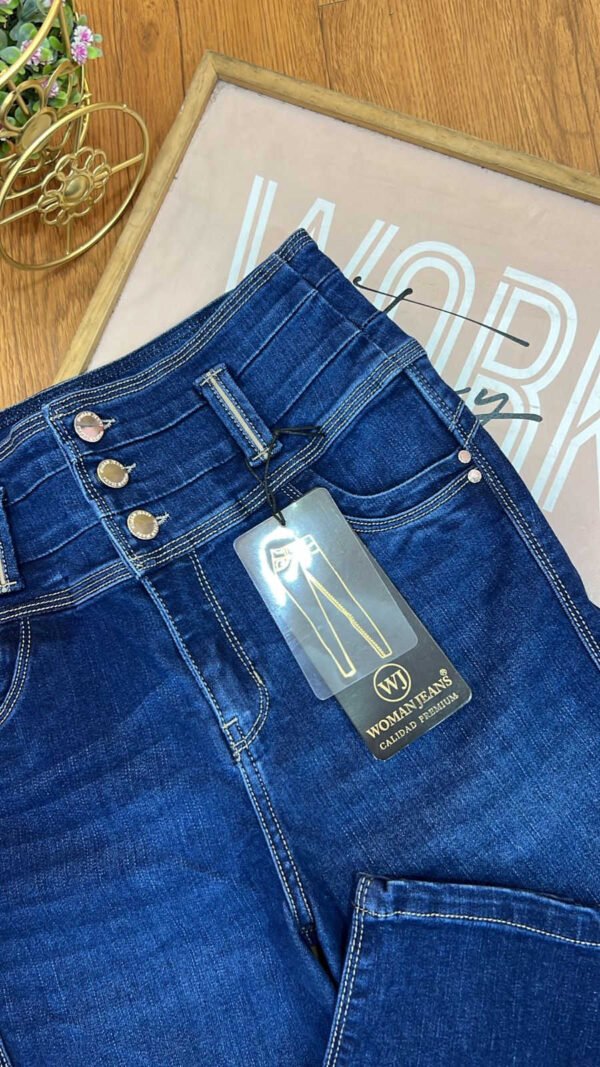 Jean Colombiano Contour - Skinny Azul Medio