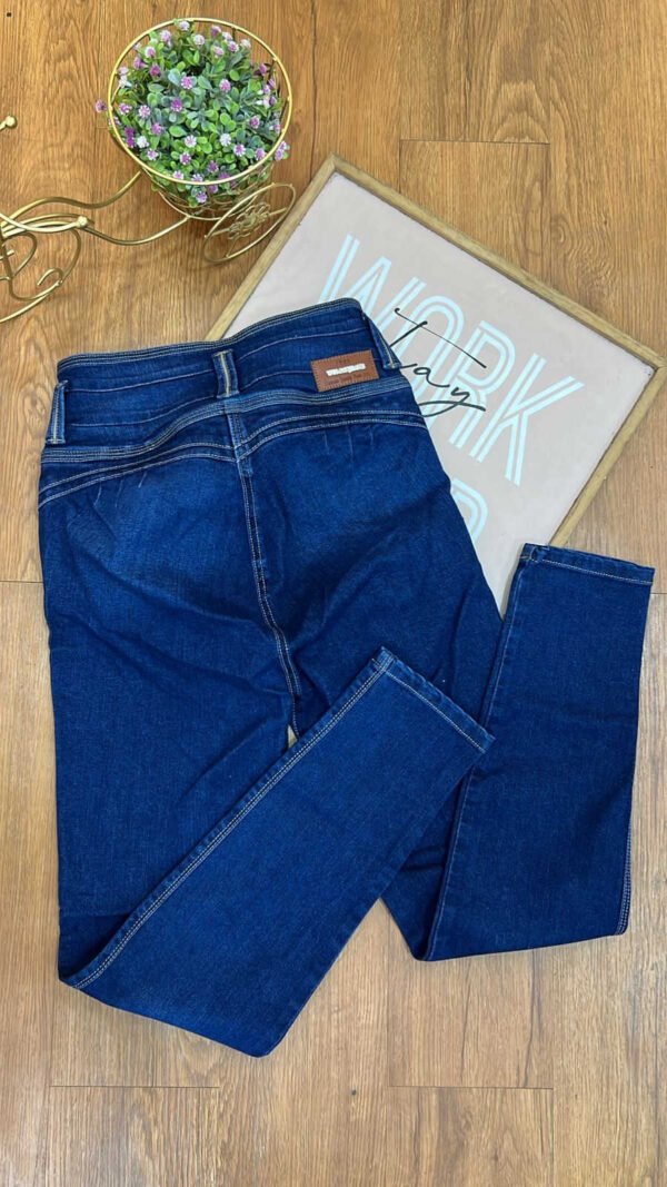 Jean Colombiano Contour - Skinny Azul Medio