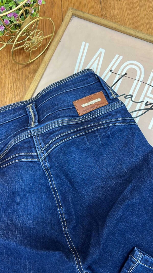 Jean Colombiano Contour - Skinny Azul Medio