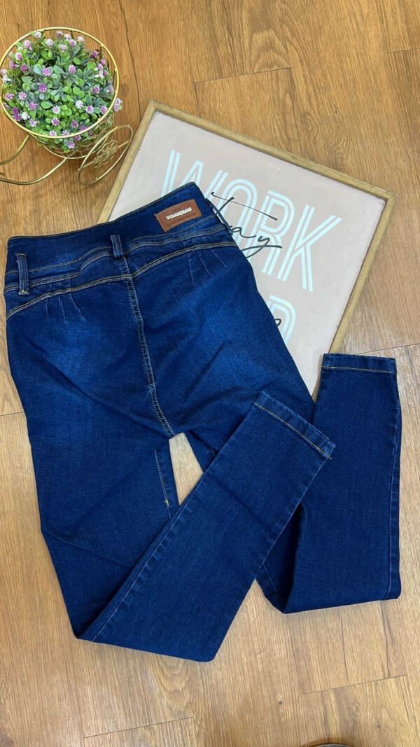Jean Colombiano Contour - Skinny Azul Medio