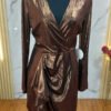 Vestido Lumière Dorado - Glamour Cóctel Elegante