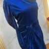 Vestido Azul Royale - Elegancia Cóctel One Shoulder Stretch