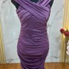 Vestido-CD20792-MOR (3) Vestido Aurora Drapé - Elegancia Cóctel Stretch