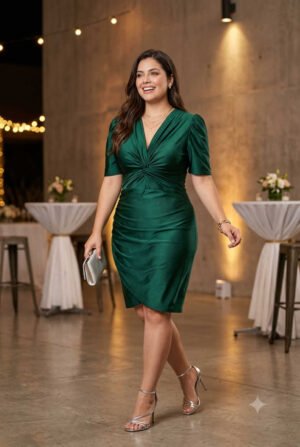 Vestido Émera Grace - Elegancia Cóctel Stretch