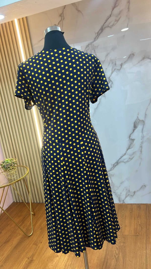 Vestido-D2652-AZO (4) Vestido Siena Polka Chic - Elegancia Casual Stretch