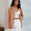 Blazer Rosé — Sastre Sin Mangas