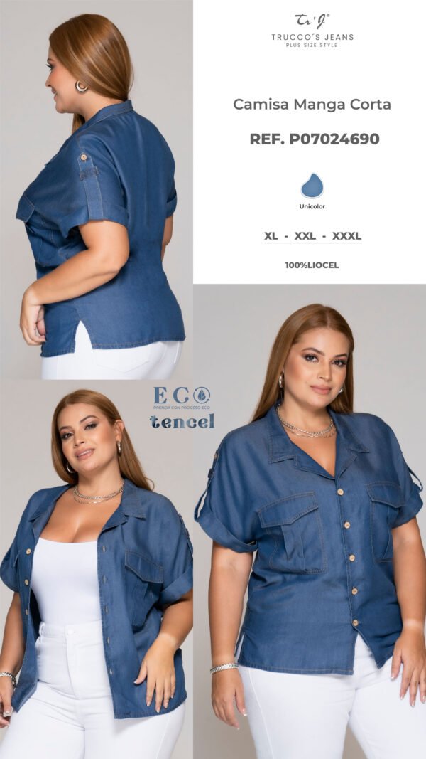 Camisa Élan Tencel – Cargo Plus Size
