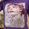 Camiseta-G378-13869-1-MOR (2) Camiseta Lumière - Casual Elegante con Manga Princesa