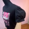 Camiseta Éclat - Slim Fit con Manga Princesa, Lentejuelas y Pedrería