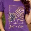 Camiseta Golden Muse - Casual Elegante con Manga Princesa