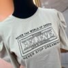Camiseta Dreamer - Casual Elegante con Manga Princesa 3/4