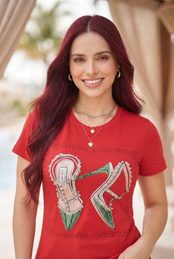 Camiseta Stiletto Rouge - Slim Fit
