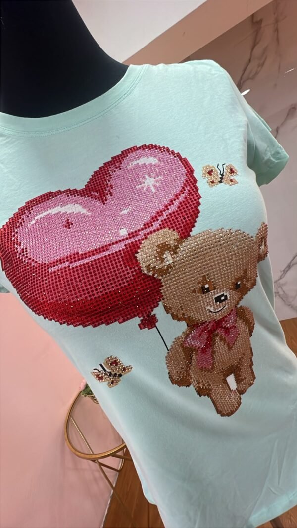 Camiseta Teddy Mint - Slim Fit