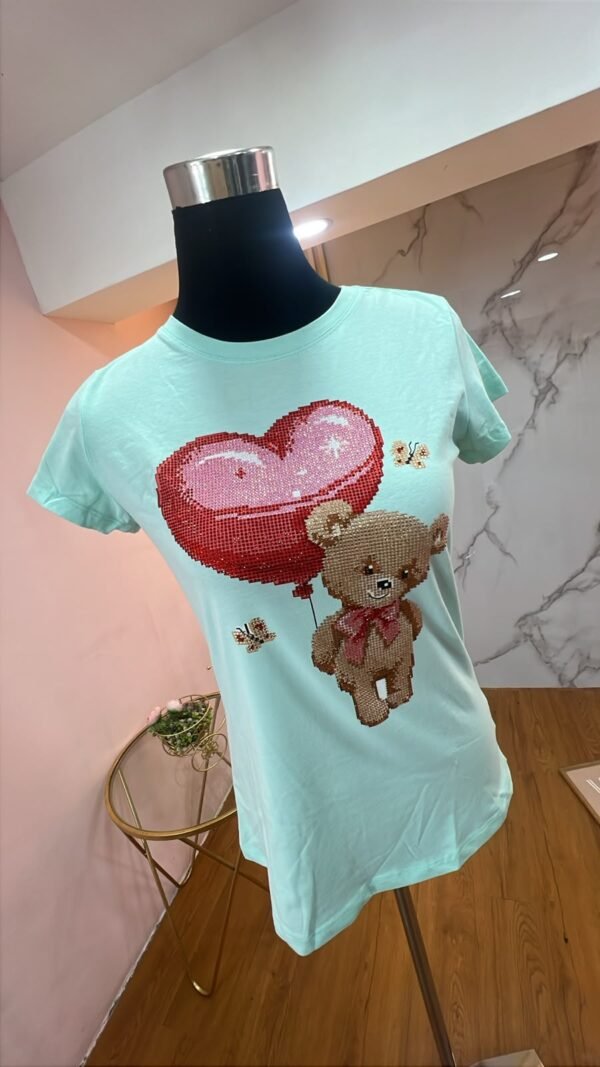 Camiseta Teddy Mint - Slim Fit