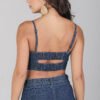 Crop Top Nova Denim – Slim Fit