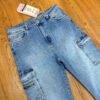 Colección Urban Muse – Jean Colombiano Cargo Azul Claro Regular Fit