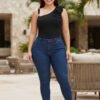 Blusa Golden Asymmetry - Slim Fit