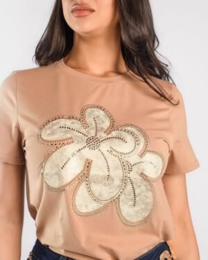 Camiseta-T2250-MOC (3) Camiseta Mocha Bloom - Slim Fit