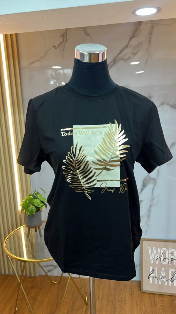 Camiseta-T2263-NEG (1) Camiseta Tropical Glow - Slim Fit
