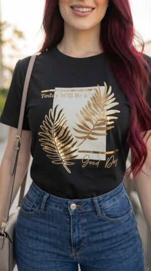 Camiseta-T2263-NEG (2) Camiseta Tropical Glow - Slim Fit