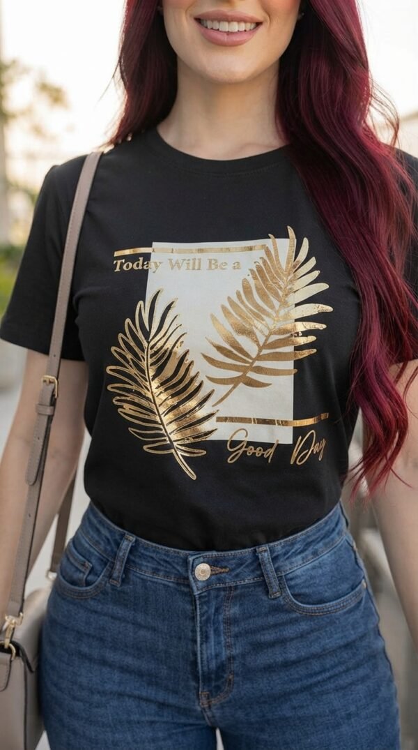 Camiseta-T2263-NEG (2) Camiseta Tropical Glow - Slim Fit