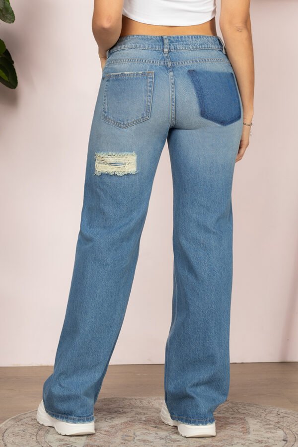 Jean Élan - Wide Leg Destroyed