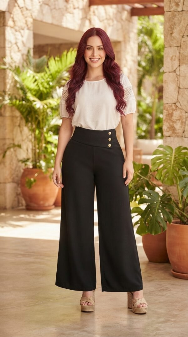 Palazzo Noir Gold - Casual Elegante