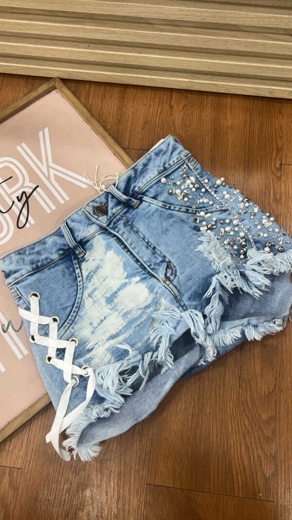 Short Denim Celeste Glam - Sexy Casual