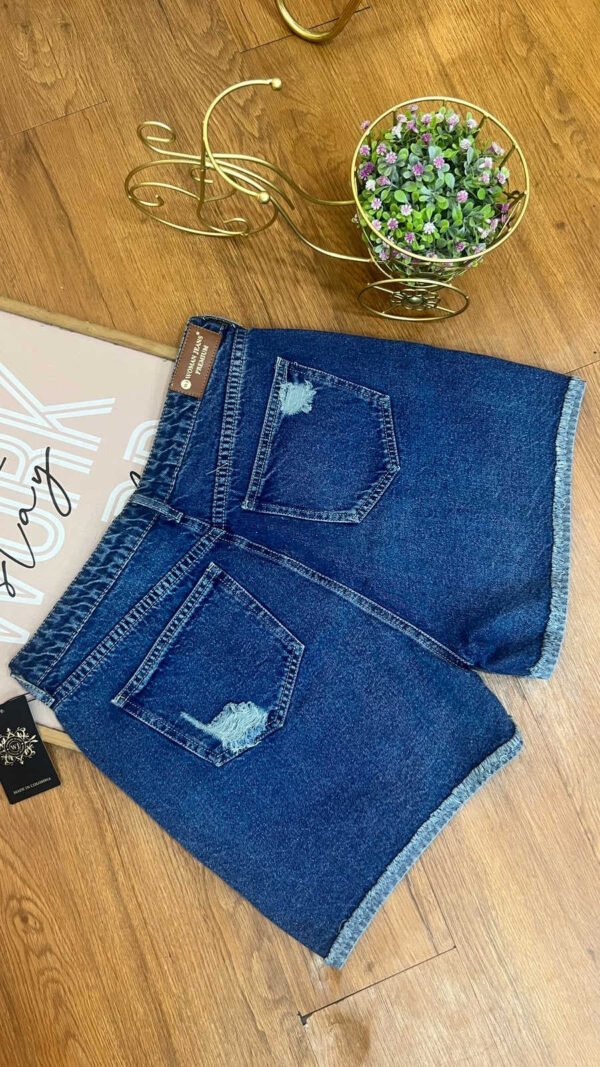 Short-WJ-0004-AZM (3) Short Denim Blue Muse - Slim Fit