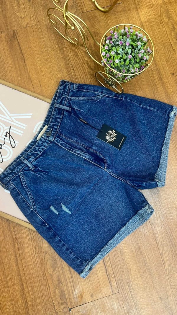 Short-WJ-0004-AZM (4) Short Denim Blue Muse - Slim Fit