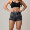Short Denim Urban Grey - Slim Fit