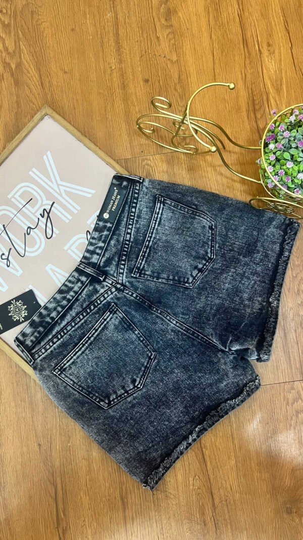 Short Denim Urban Grey - Slim Fit