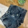 Short Denim Urban Grey - Slim Fit
