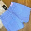 Short Denim Lilac Rebel - Tiro Alto Slim Fit