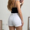 Short White Rebel - Slim Fit